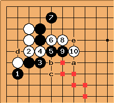 Flying knife joseki at Sensei's Library